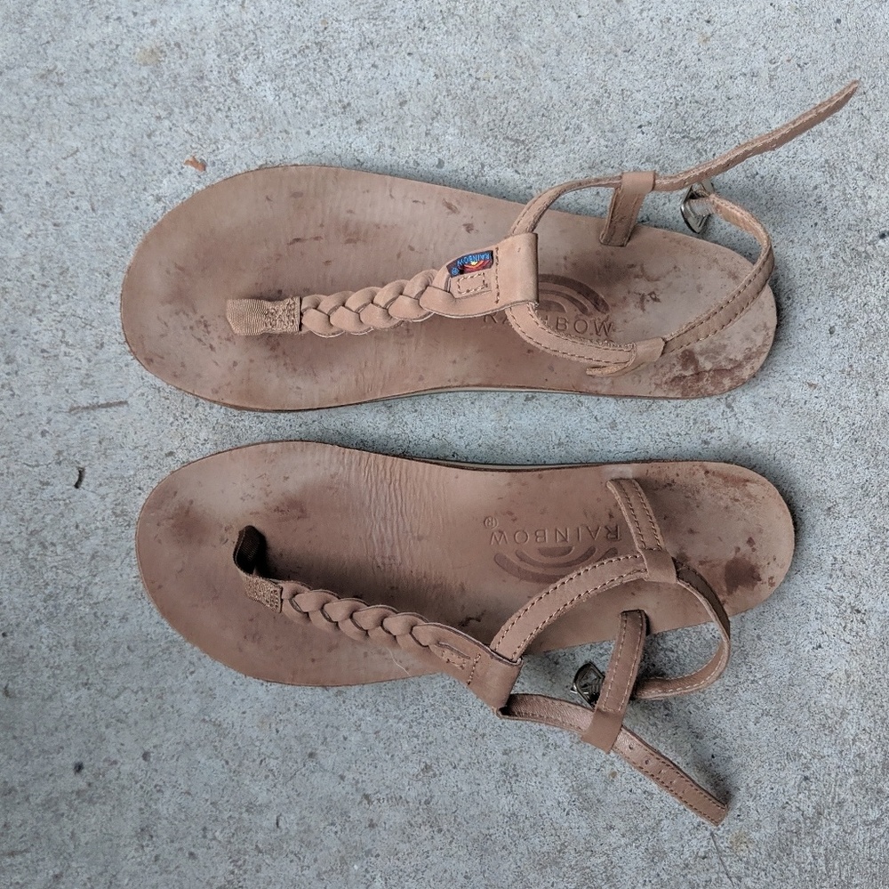 Rainbow T-Street Tan Sandals